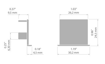 Preview: LED-Schlussabdeckung sorgt für eine glatte Optik